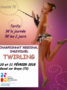 AFFICHE Championnat Régional PDL - Individuels AFFICHE Championnat Régional PDL - Individuels