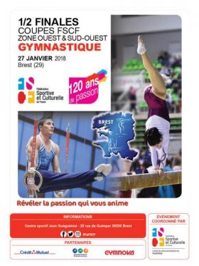 Demi-Finales des coupes mixtes de gymnastique - Zone Ouest Demi-Finales des coupes mixtes de gymnastique - Zone Ouest