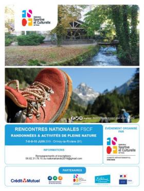 encontres nationales FSCF Randonnées et activités de pleine nature encontres nationales FSCF Randonnées et activités de pleine nature