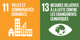 Objectifs 11 et 13 des 17 ODD de l'ONU Objectifs 11 et 13 des 17 ODD de l'ONU