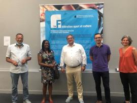 La sénatrice de Saint-Martin, en visite à la FSCF ! FSCF-la-senatrice-de-Saint Martin-en visite-a-la-FSCF