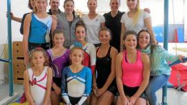 Actu les gymnastes en stage avec Youna Dufournet