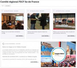 Comité Régional IDF Site internet CR IDF
