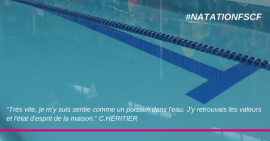 FSCF natation interview Claire héritier FSCF natation interview Claire héritier