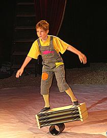 Equilibre et agilité font partis de l'art de cirque
