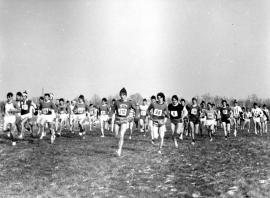 Cross-country: épreuve senior lors du 66e Championnat fédéral du 7 mars 1971 à Cholet Cross-country: épreuve senior lors du 66e Championnat fédéral du 7 mars 1971 à Cholet