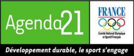 Logo label CNOSF image du logo développement durable le sport s'engage du CNOSF