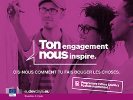 Devenez "future leaders" Affiche "ton engagement nous inspire"