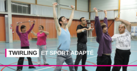 Twirling et sport adapté réunis à l’occasion du championnat régional Équipes et Duos Twirling et sport adapté réunis à l’occasion du championnat régional Équipes et Duos