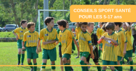 Toutes les recommandations sportives pour rester en bonne santé ( 5-17 ans)