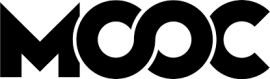 logo de Massive Open Online Courses - MOOC logo fond blanc écriture noire de MOOC apprendre en ligne