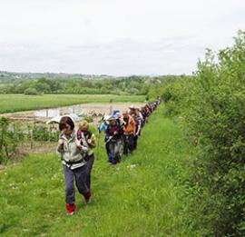Formations randonnée à Gétigné (44) randonneurs en campagne