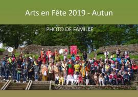 Photo de famille Arts en Fête Autun 2019